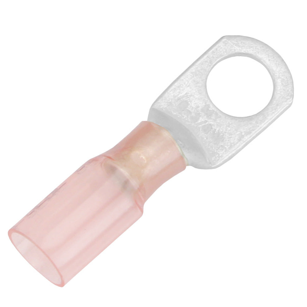Pacer TE8-38R-25 Pacer 8 AWG Heat Shrink Ring Terminal - 3/8" Stud Size - 25 Pack