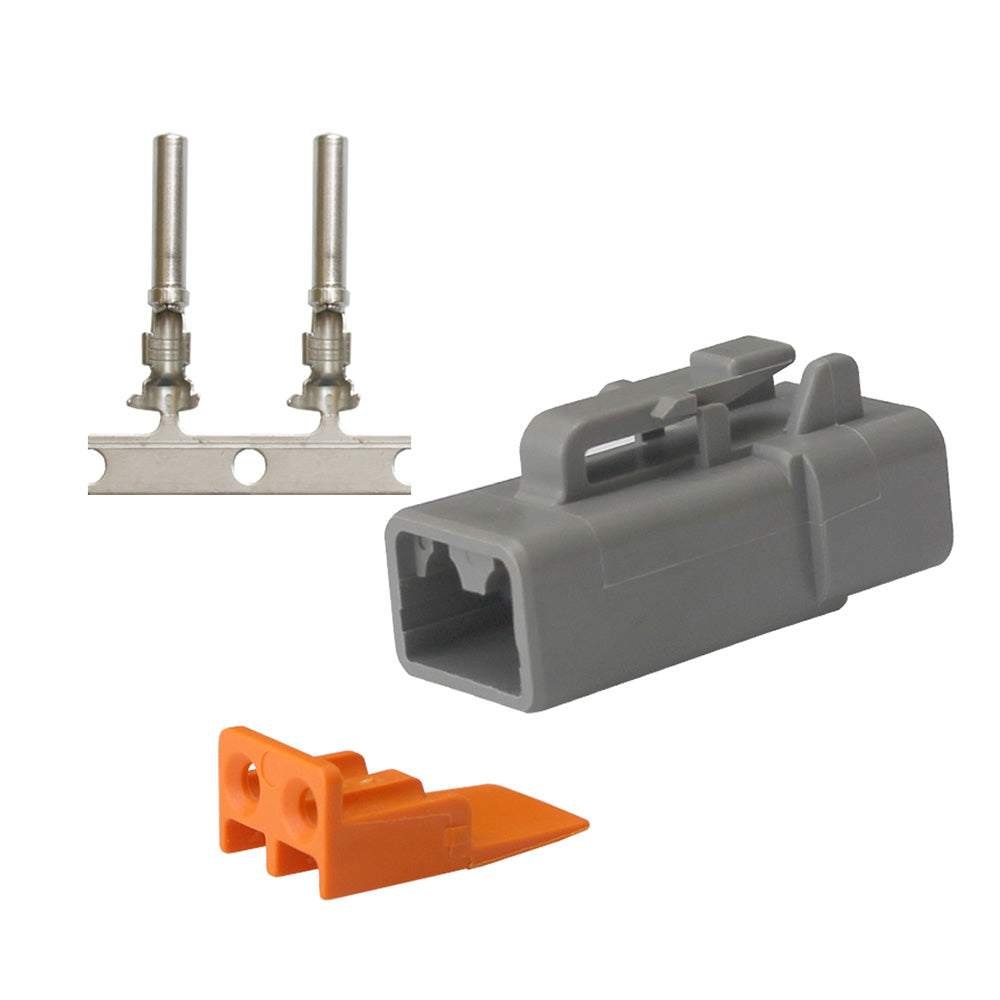 Pacer TDTP06F-2RS Pacer DTP Deutsch Plug Repair Kit - 14-12 AWG (2 Position)