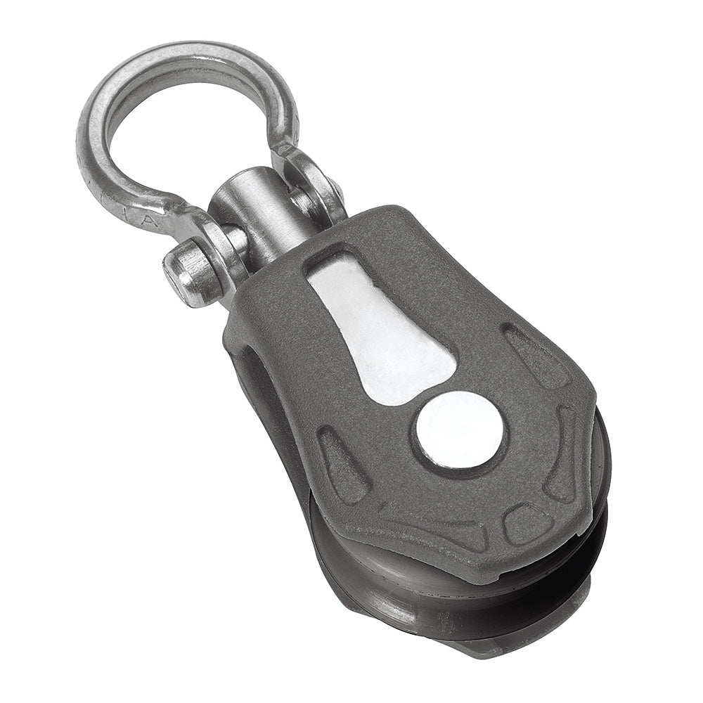 Barton Marine N00130 Barton Marine Size 0 20mm Plain Bearing Pulley Block Single Swivel