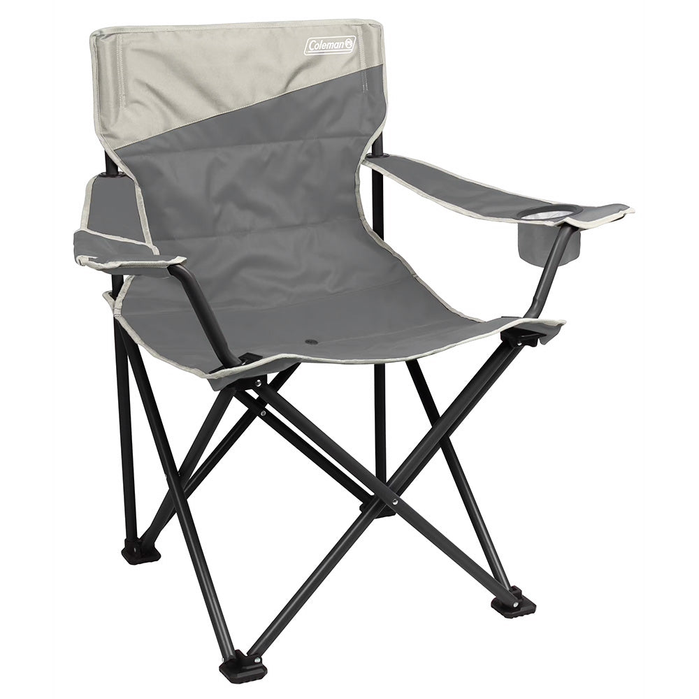 Coleman 2178363 Coleman Big & Tall Quad Camping Chair - Grey
