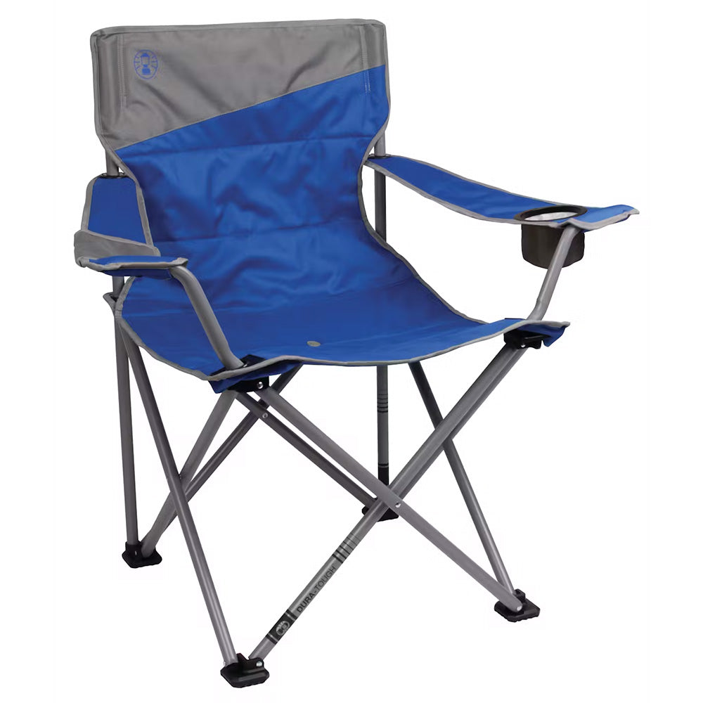 Coleman 2000035476 Coleman Big & Tall Quad Camping Chair - Blue