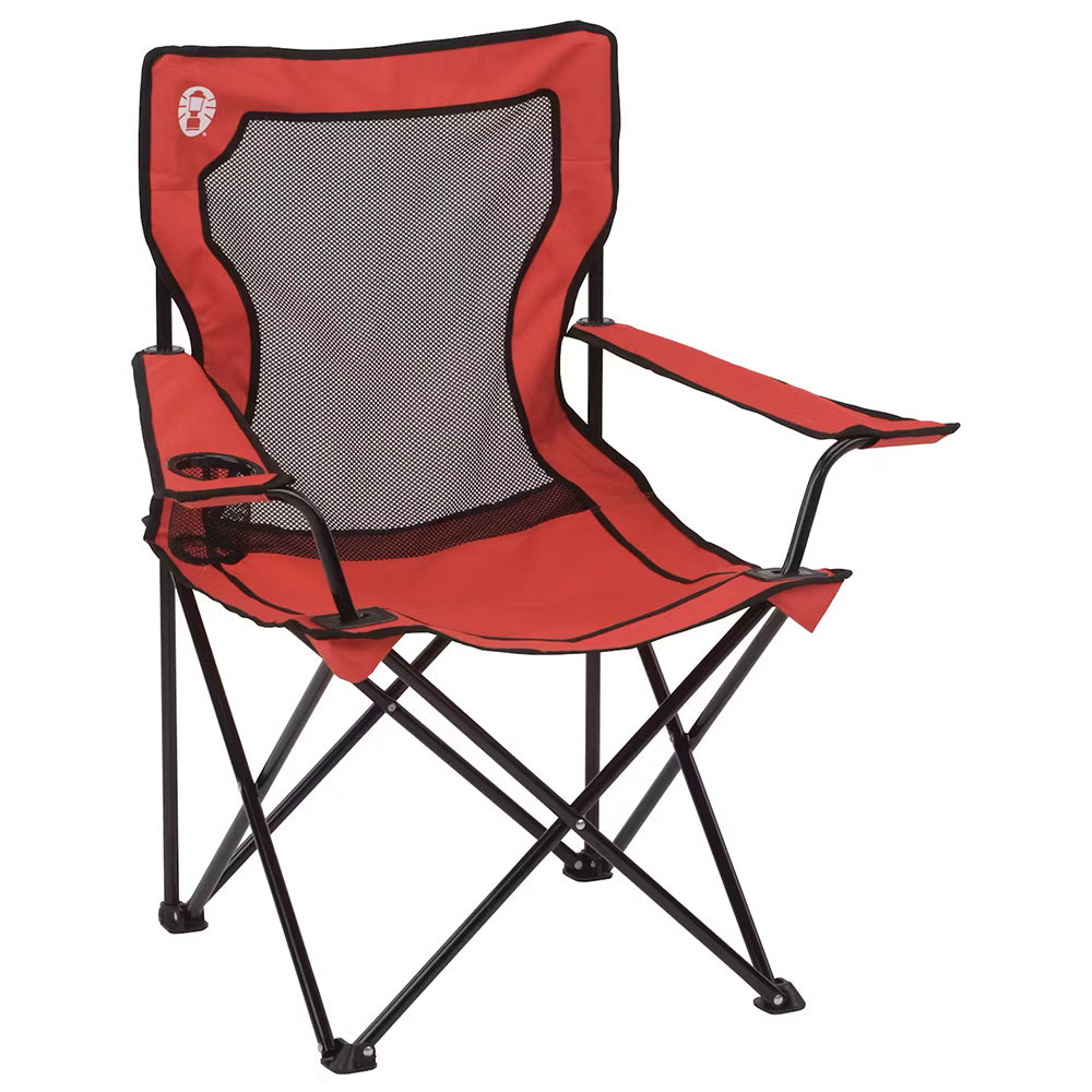 Coleman 2000020258 Coleman Broadband™ Mesh Quad Chair - Red