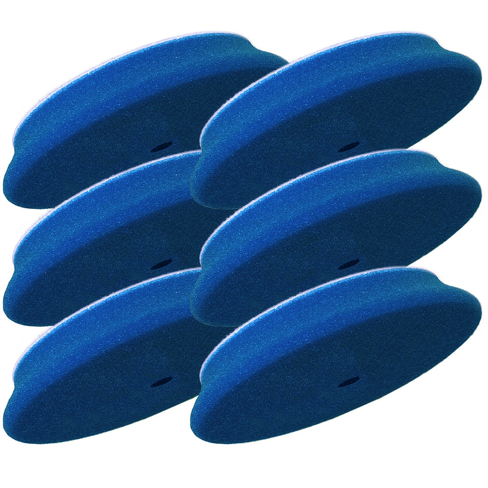 Rupes 9.DA40H/6 Rupes Blue Coarse Orbital Pads deliver powerful cutting performance, fast correction, and exceptional control for orbital polishing. 6 pcs, 34–40 mm = 9.DA40H