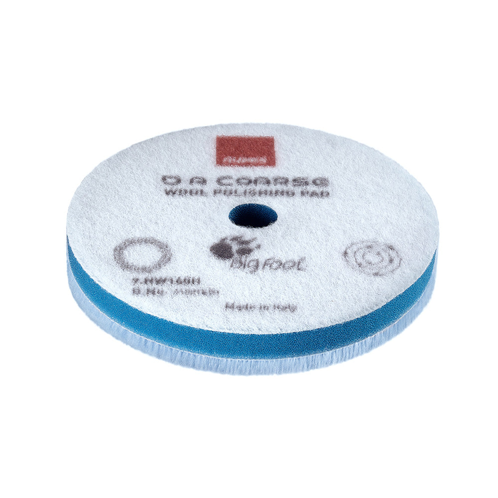 Rupes 9.NW160H Rupes Blue Wool Polishing Pad, Precision Pro Coarse -160mm, offers all of the advantages of wool pads designed specifically for orbital polishing movements.