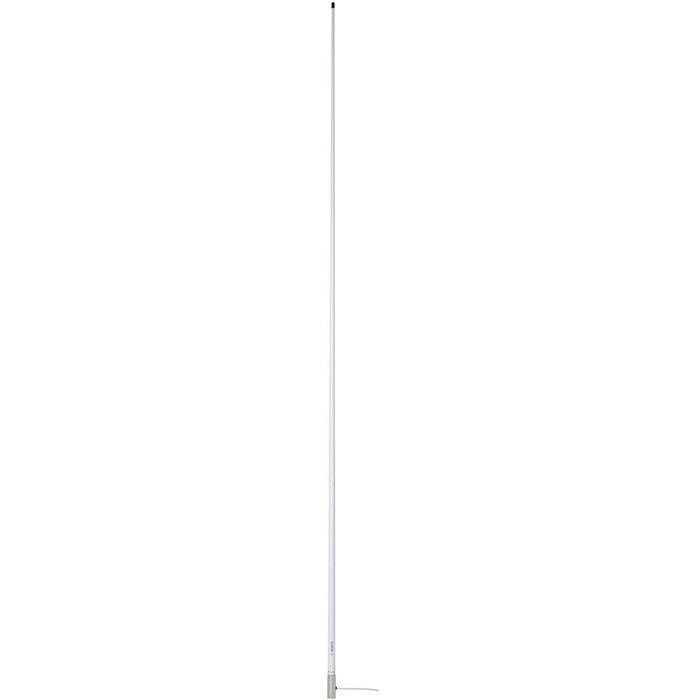Scout PF AN NVHF00007T Scout 8' White VHF Antenna 6dB Stainless Steel Ferrule w/5M RG-58 Coax Includes PL-259 KS-42