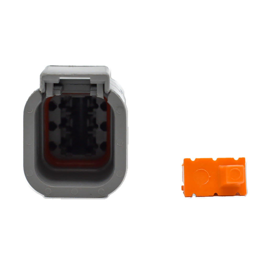 Bluewater DTM04-6P Bluewater 6 Position DTM Male Connector w/Wedge Lock