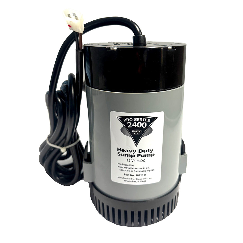 Johnson Pump 1011011 Johnson Pump Pro Series 2400 GPH Sump Pump / Utility Pump - 12V - 2400GPH w/10' Lift, 1.5" Discharge