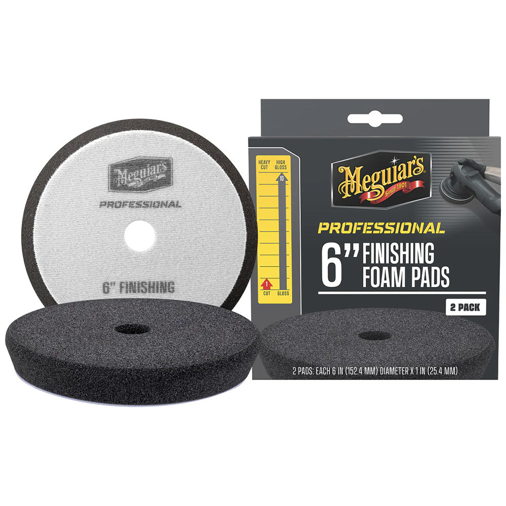 Meguiar's M6FFP2 Meguiar's Professional 6" Foam Finishing Pads *2-Pack