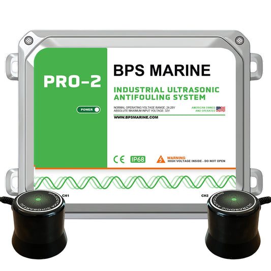 BPS Marine 24V-PRO-2 BPS Marine PRO-2 2-Transducer Ultrasonic Antifouling System - 24VDC