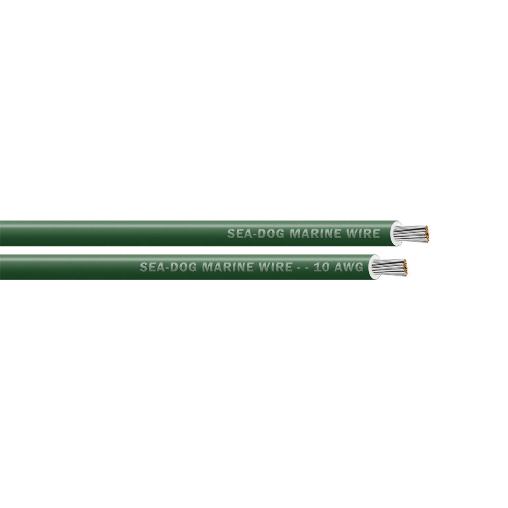 Sea-Dog Line 8010042 Sea-Dog 10 AWG Green Primary Wire - 100'
