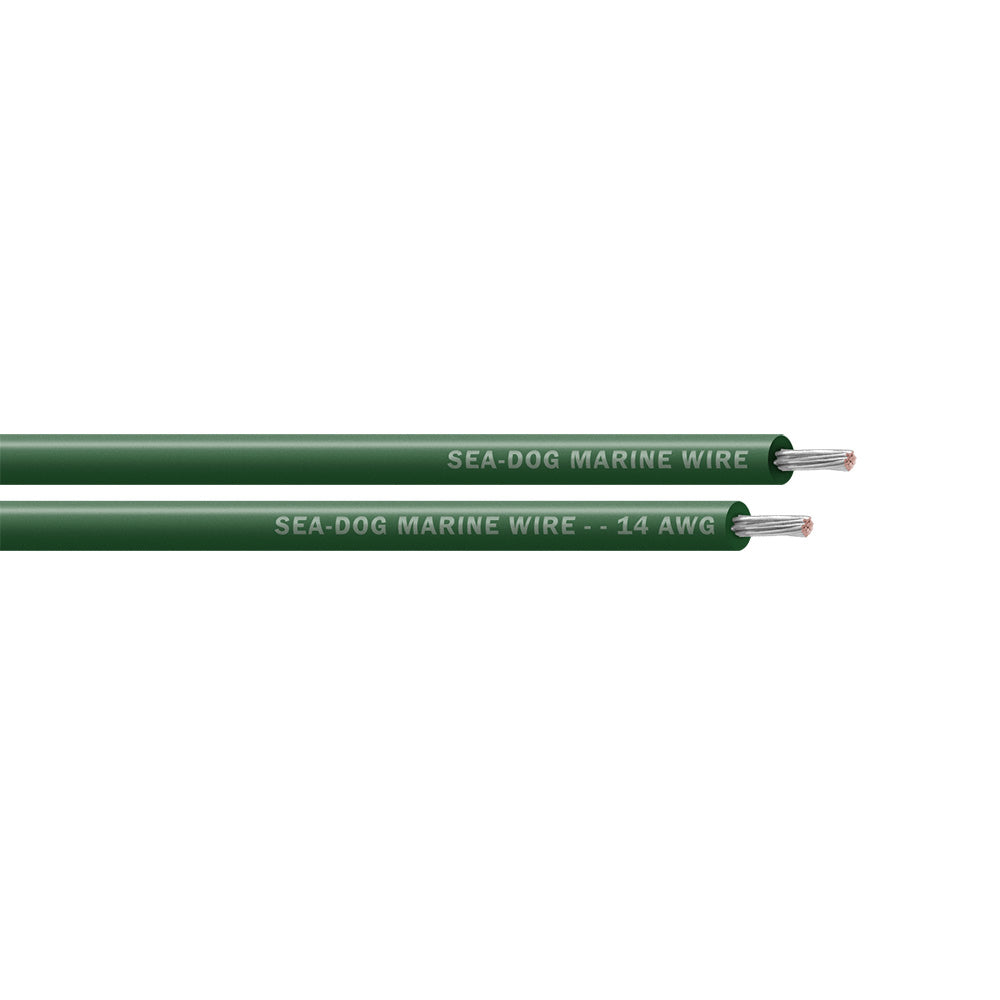 Sea-Dog Line 8014042 Sea-Dog 14 AWG Green Primary Wire - 100'