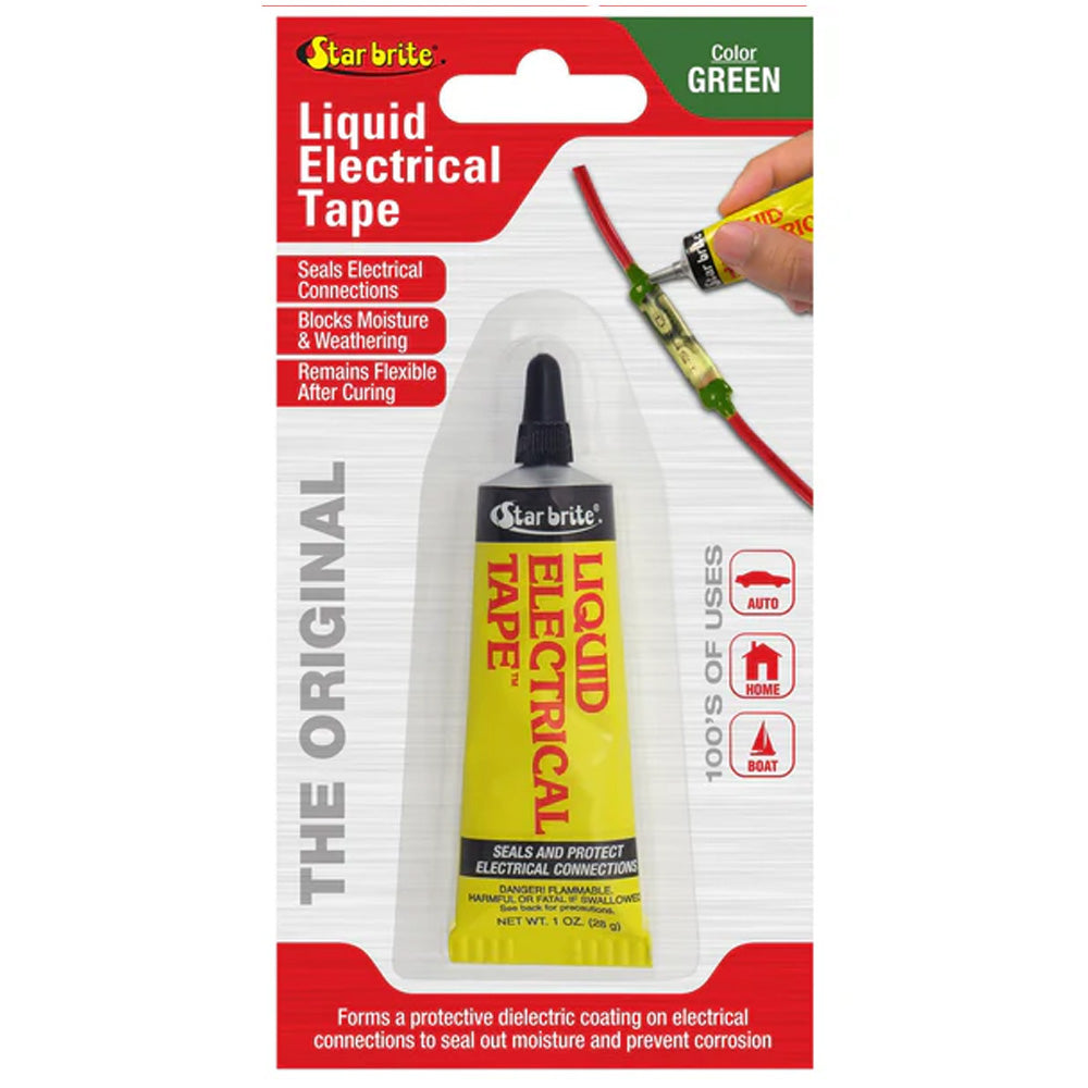 Star brite 84156 Star brite Liquid Electrical Tape - Green - 1 oz
