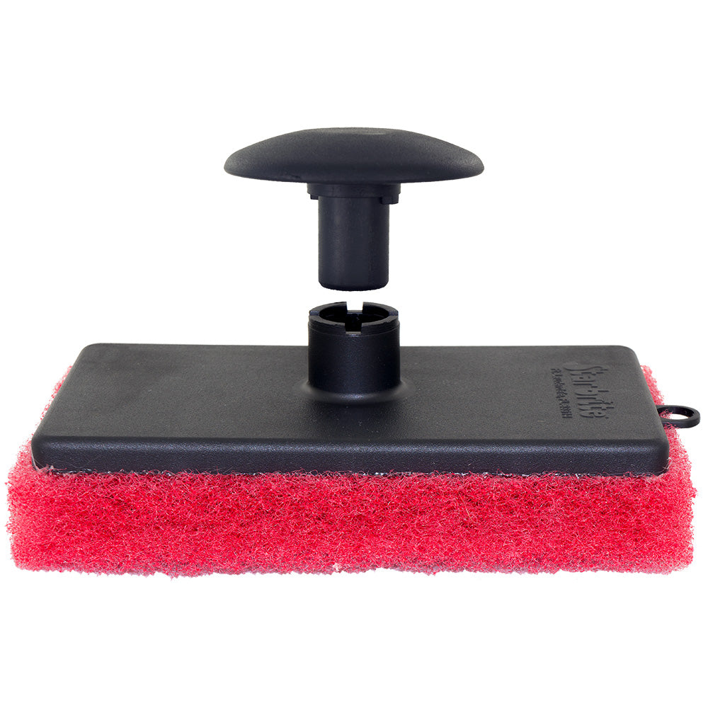 Star brite 40021 Star brite All-Purpose Medium (Red) Scrubber Pad - Ergonomic Handle