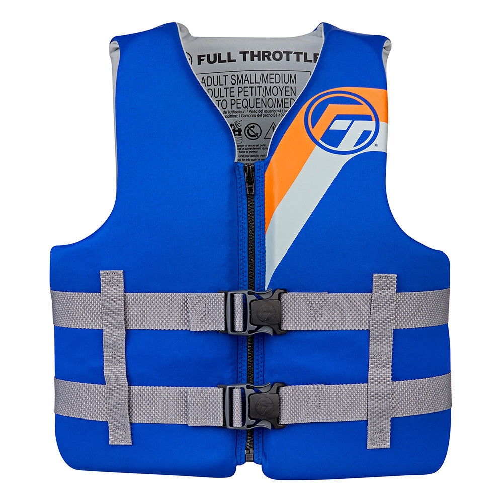 Full Throttle 142100-500-030-27 Full Throttle Adult Rapid-Dry Life Jacket S M Blue