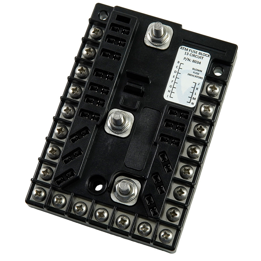 Egis Mobile Electric 8034 Egis Fuse Block 13 Circuit + Ground 200A PDM-14