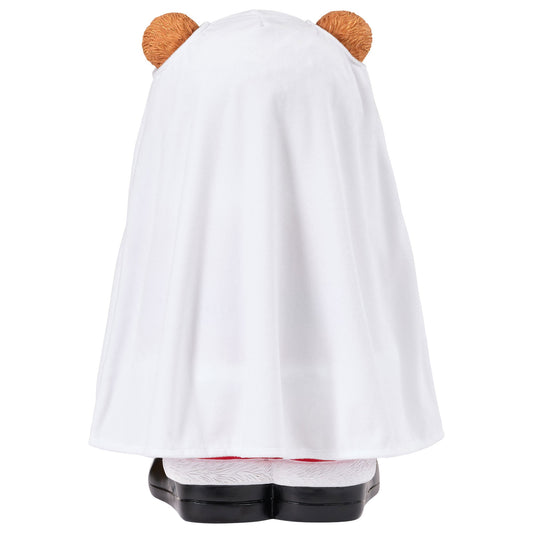 Holiday Décor 23.6 in. Holiday Bear Greeter with Removable Ghost Costume (Christmas & Halloween)