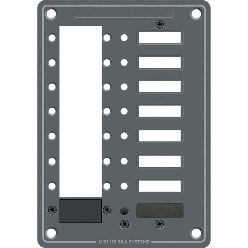 Blue Sea Systems 8087 Blue Sea 8087 8 Position DC C-Series Panel - Blank