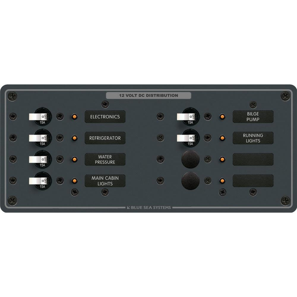 Blue Sea Systems 8385 Blue Sea 8385 DC 8 Position Horizontal