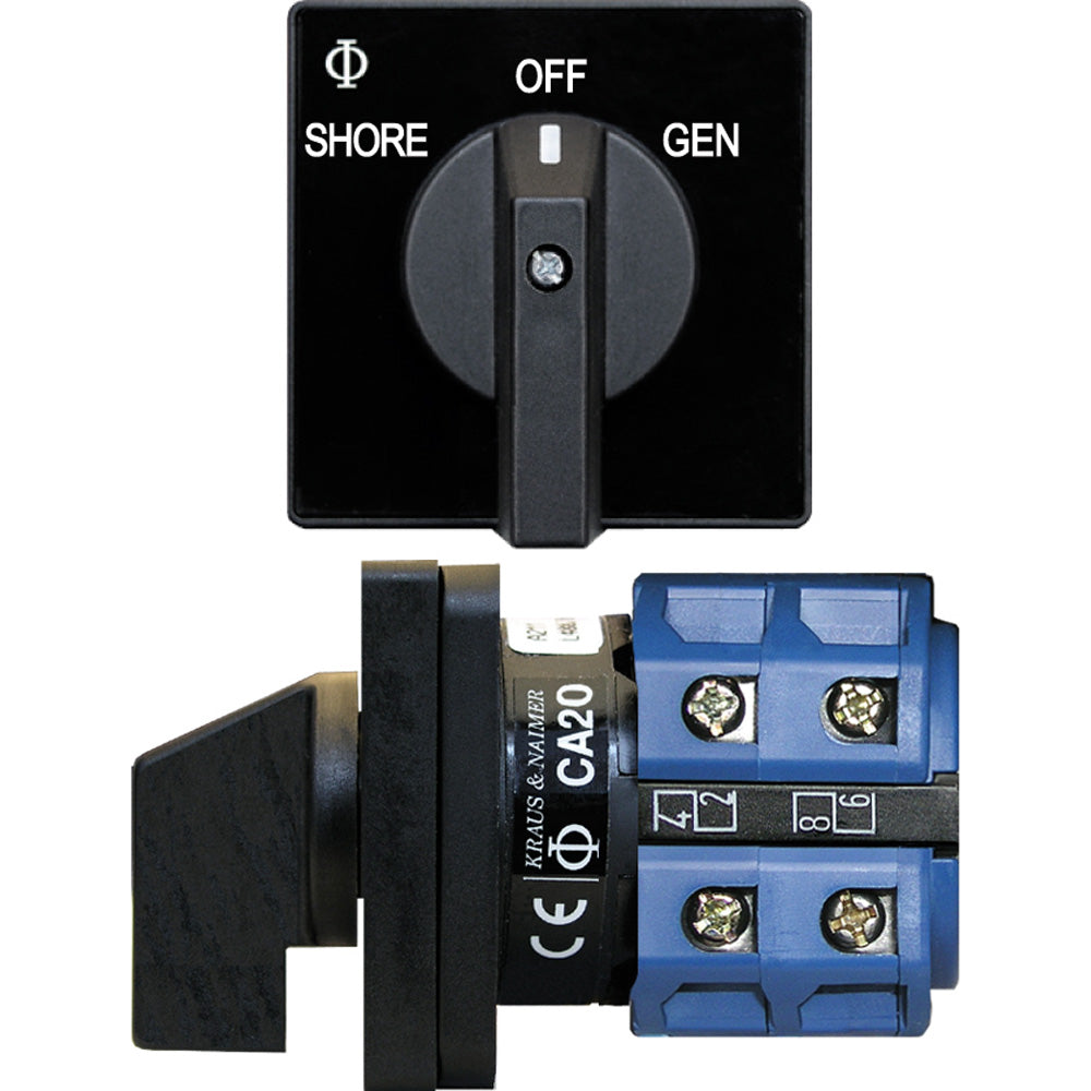 Blue Sea Systems 9009 Blue Sea 9009 Switch, AC 120VAC 32A OFF +2 Position