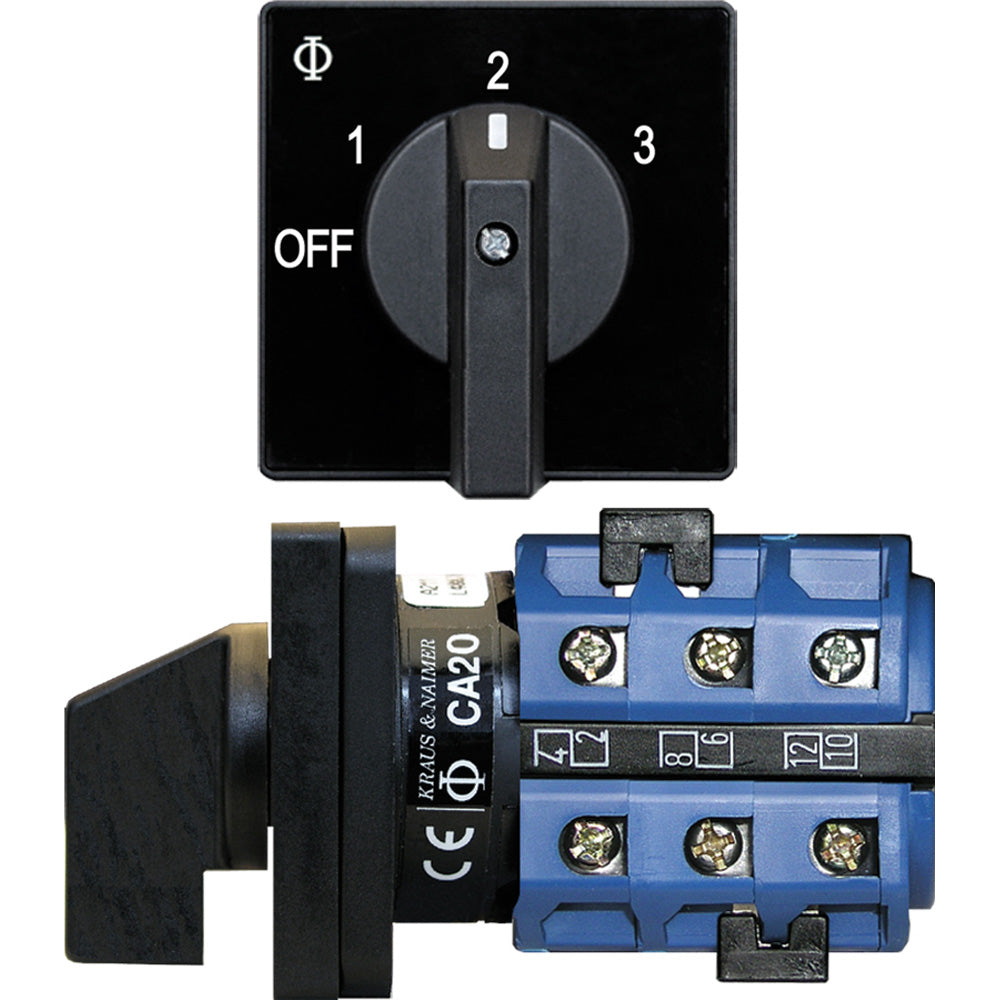 Blue Sea Systems 9010 Blue Sea 9010 Switch, AV 120VAC 32A OFF +3 Positions