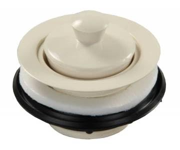 JR PRODUCTS 95115 JR Products 95115 Strainer with Pop-Up Stopper - Parchment