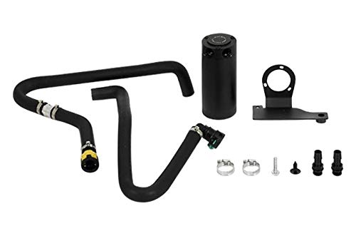 MISHIMOTO MMBCC-F35T-11SBE Mishimoto MMBCC-F35T-11SBE Baffled Oil Catch Can Kit, Compatible with Ford F-150 Ecoboost 3.5L, 2011-2014, Black