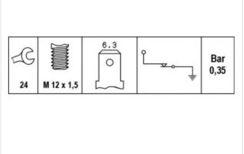 Hella 003259121 Switch Oil Pressure Bmw