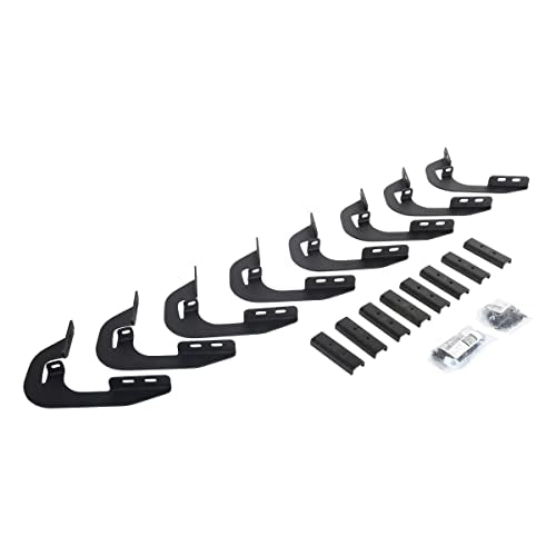 GO RHINO 6942356 Go Rhino V-Series V3 / RB10 Slim / RB20 Slim / RB30 Slim / RB30 Running Board Mounting Brackets | Mild Steel, Textured Black | 6942356 | Fits 2015-2024 Chevrolet Colorado & GMC Canyon Crew Cab Pickup