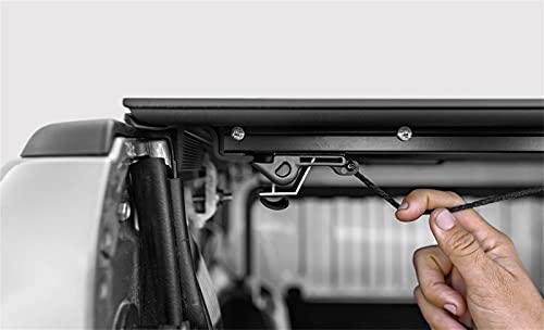Lomax G3010049 LOMAX G3010049 Stance Hard Tri-Fold Cover; Black Urethane Finish; Split Rail;