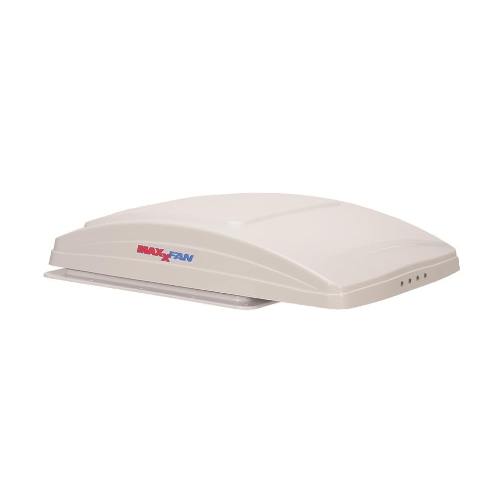 MAXXAIR VENT 00-07000K MAXXAIR Maxxfan Deluxe Vent, Fan and Vent Cover All in One - Powerful 10-Speed Reversible Fan with Thermostat, Built-In Rain Cover, Remote Control, Intake & Exhaust Fan, White (00-07000K)