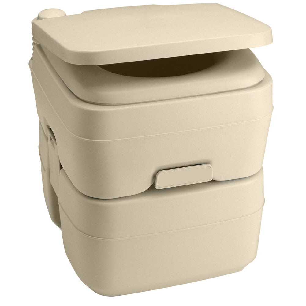 Dometic 311096502 Dometic™ 965 Portable Toilet w/Mounting Brackets- 5 Gallon - Parchment