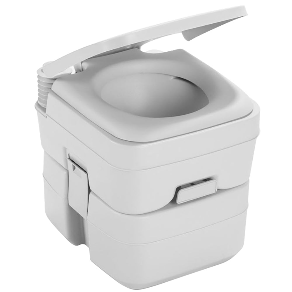 Dometic 311196506 Dometic™ 965 MSD Portable Toilet w/Mounting Brackets - 5 Gallon - Platinum