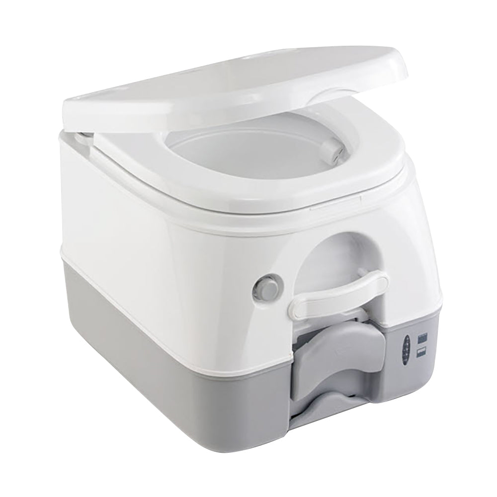 Dometic 301097406 Dometic™ 974 Portable Toilet w/Mounting Brackets -2.6 Gallon - Grey