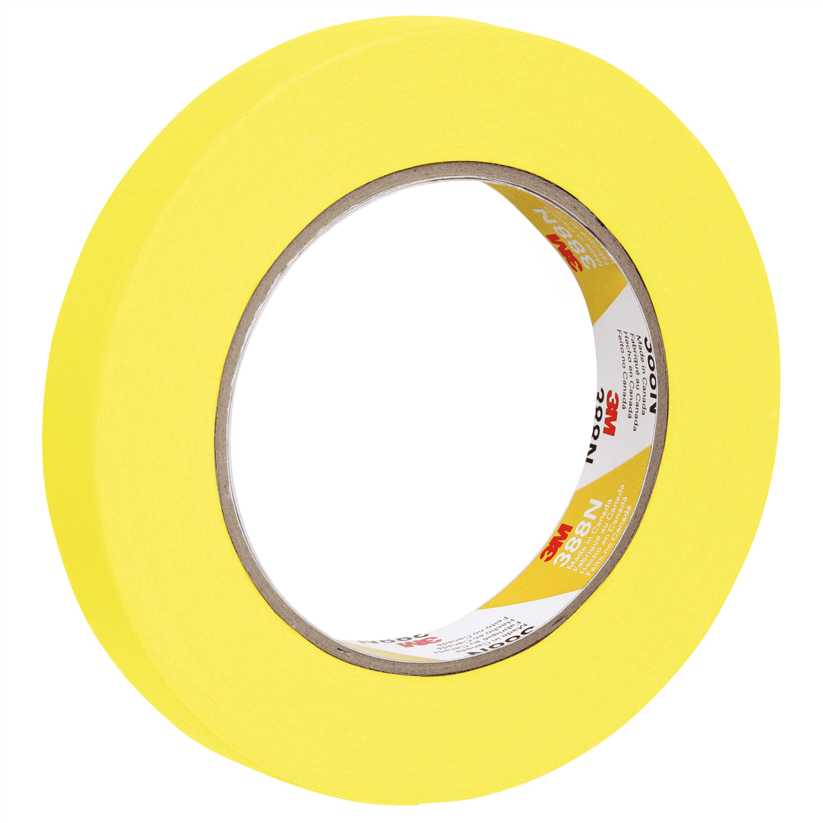 3M Automotive 06652 3M Automotive 6652 18mm x 55m Refinsh Masking Tape - 48 Rolls