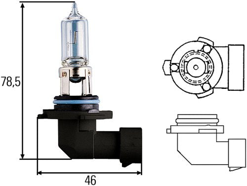 HELLA 9005 100W Hella 9005 100W 9005 H100 BULB 9005/HB3