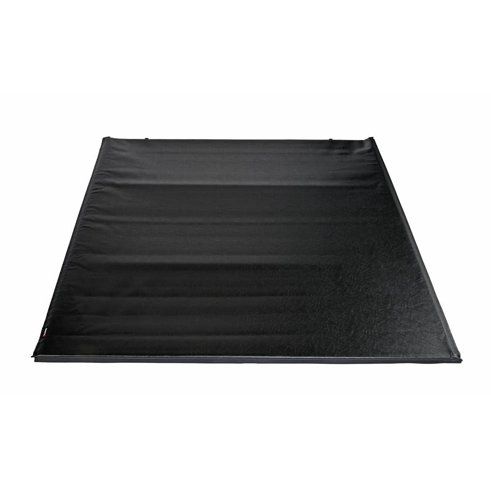 TRAILFX TFX4201 TONNO Soft Rolling Soft Rollup Hook and Loop Lockable with Tailgate Lock Black Vinyl with Aluminu