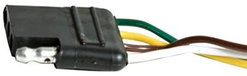 WIRTHCO 80909 WirthCo 80909 48 Inch Wishbone Harness, 4-Way Flat Trailer End Pigtail Connector for Trailer Lighting Wiring