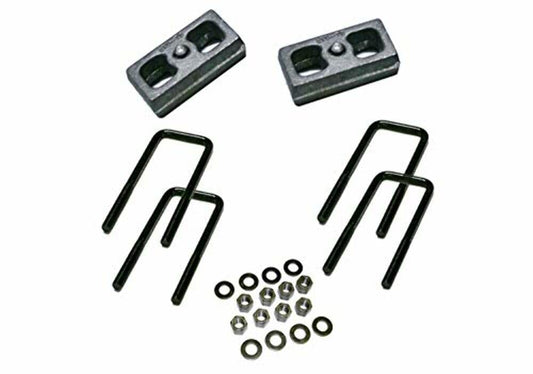 SUPERLIFT 3225 RealTruck SUPERLIFT SUSPENSION 2" Block Kit for Suburban/Blazer/Tahoe | Rear Lift Blocks, U-Bolts, & Hardware | 3225 | Fits 1988-1998 GM 1500 Pickup & 1992-1999 1500 Suburban, Blazer, and Tahoe