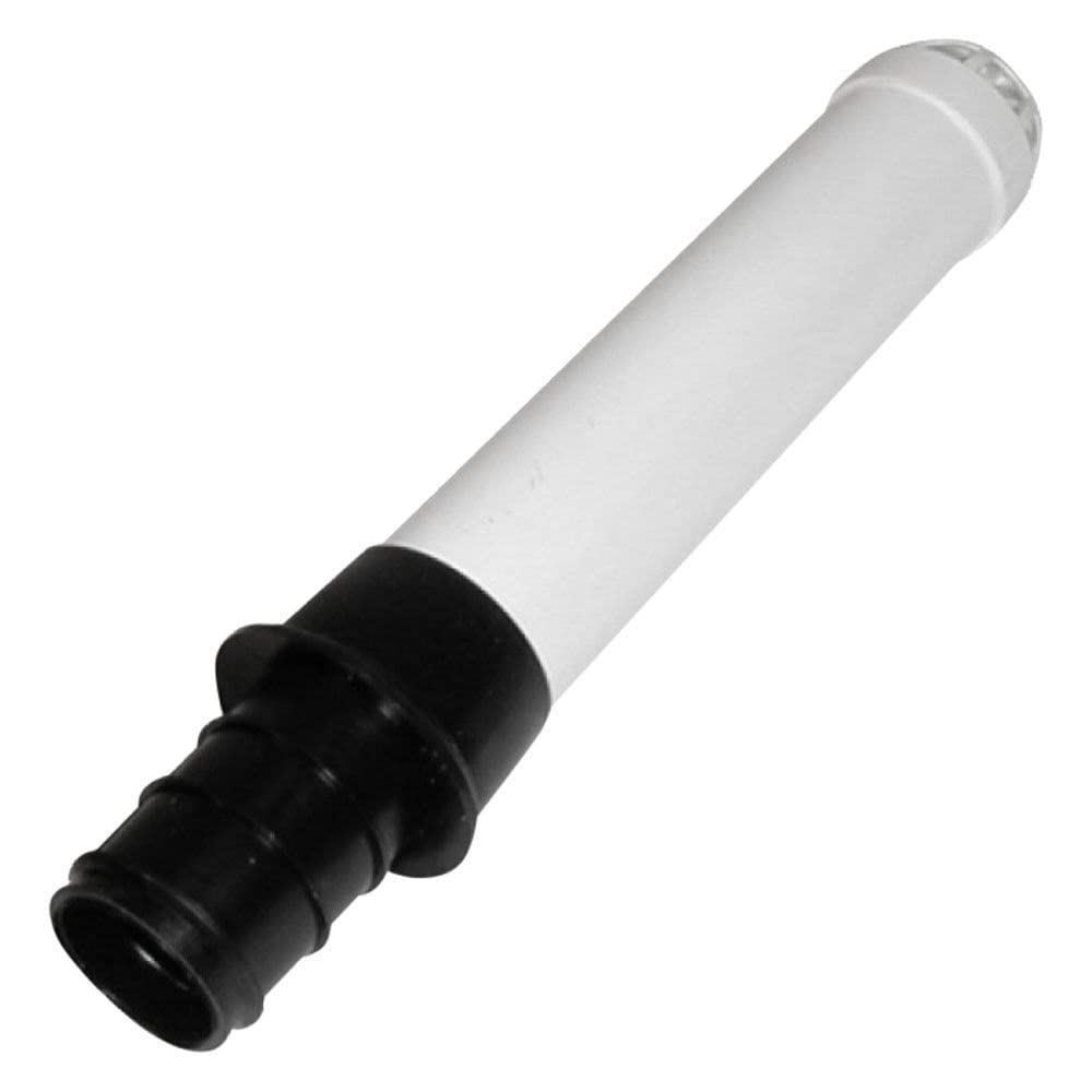 T-H MARINE ODT-2-DP T-H Marine Overflow Drain Tube - 18 in Straight with Screen - Fits 1-1/2 in Thru-Hulls (1-5/8in OD Boot) - Livewell and Baitwell Drain Tube - PVC - Easy Pull Top Removal