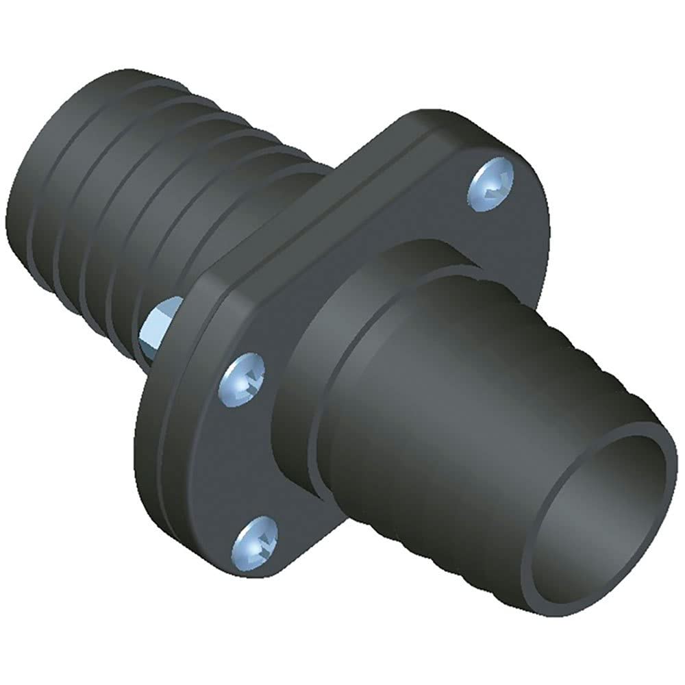 T-H MARINE ILS-1200-DP T-H Marine Double Barb Inline Scupper Check Valve - 1-1/8" - Black