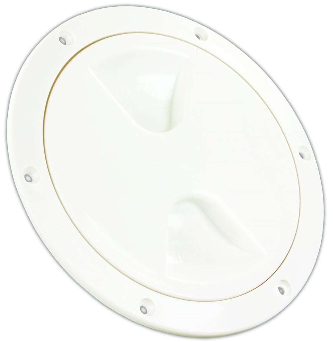 JR PRODUCTS 31025 JR Products 31025 Access/Deck Plate - 5", White