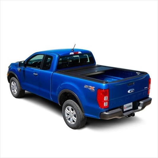 PACE EDWARDS KMN182 Manual Retractable Lockable Using Tailgate Handle Lock Black Matte Aluminum