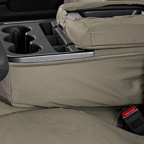 COVERCRAFT SS8521PCCT Covercraft SS8521PCCT - SeatSaver Polycotton 2nd Row Misty Gray Custom Seat Covers