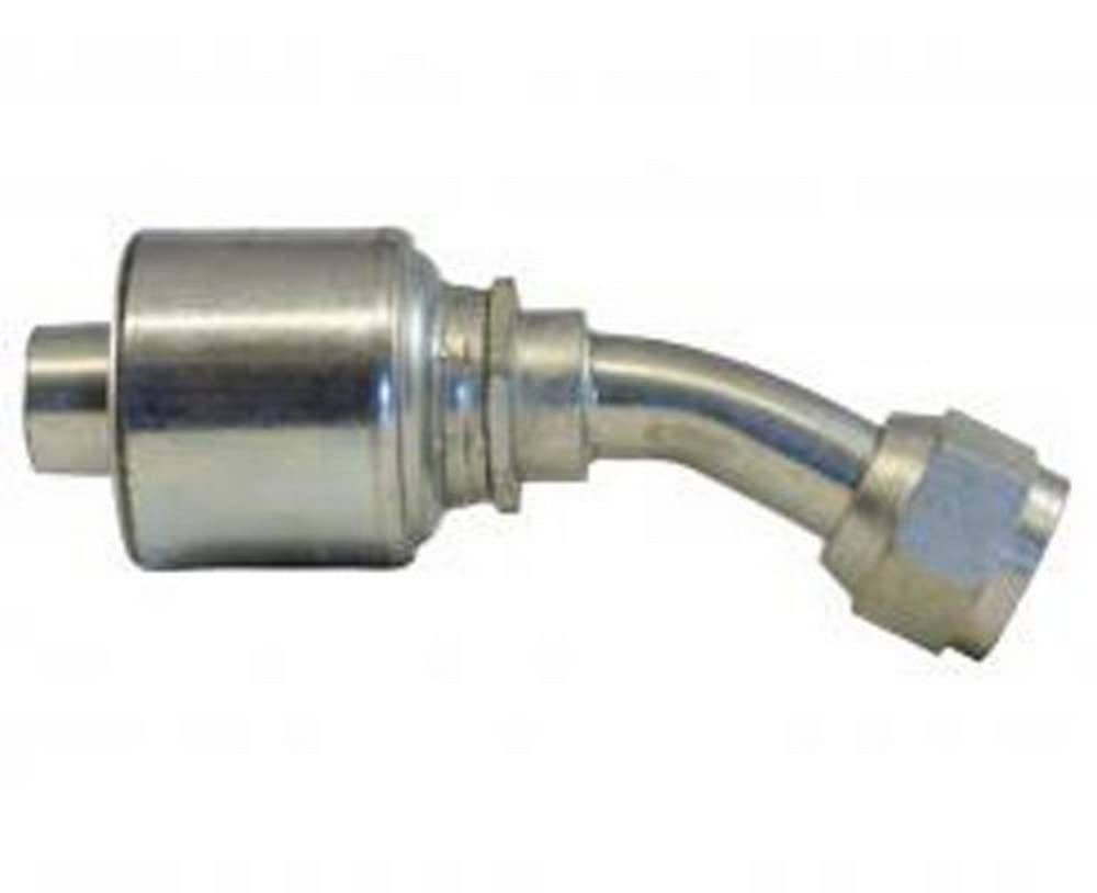 Gates G25172-1012 Female JIC 37 Flare Swivel 30° Bent Tube, Zinc