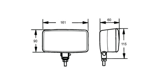 Hella 005860691 450 Driving Light KIt H3 12V ECE/SAE