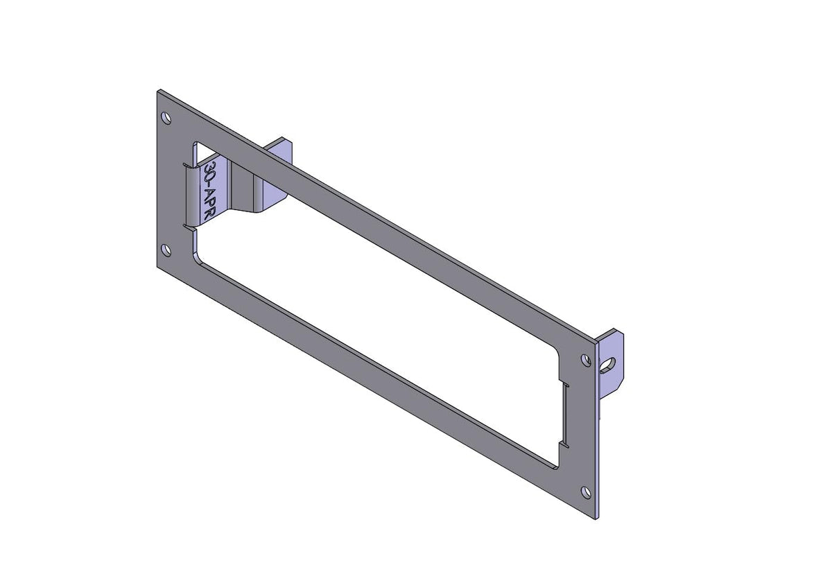 HAVIS C-EB30-APR-1P Havis C-EB30-APR-1P 1-Piece Equipment Mounting Bracket, 3" Mounting Space, Fits Motorola APX-4500