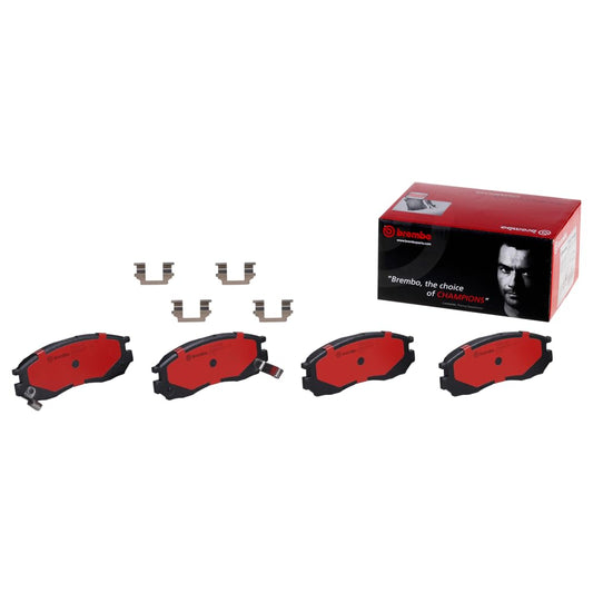 BREMBO P54014N Brembo P54014N Premium Ceramic Front Disc Brake Pad Set CHANGAN/CHRYSLER/HAFEI/HONDA/HYUNDAI/MITSUBISHI/MITSUBISHI (SOUEAST)/PROTON OE# MB858375