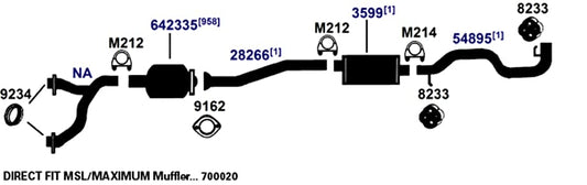AP EXHAUST 28266 AP Exhaust Products 28266 Exhaust Pipe