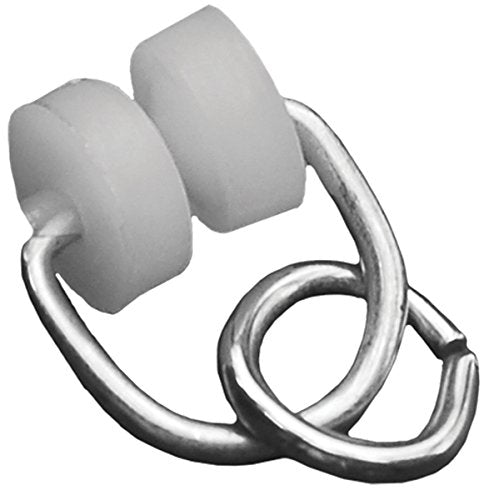 RV DESIGNER A101 RV Designer A101, Nylon Two Wheel Carrier, Fits I Beam Track, 14 Per Pack, Window Covering Hardware , White