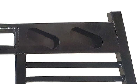 CATTLEMAN FR203L Cattleman HD FR203L Headache Rack Fits Ford F-250/F-350 Super Duty 2017-2026 Black Powder-Coated Steel Can Be Used with Cross Bed Tool Box with Louvers Light Cutout